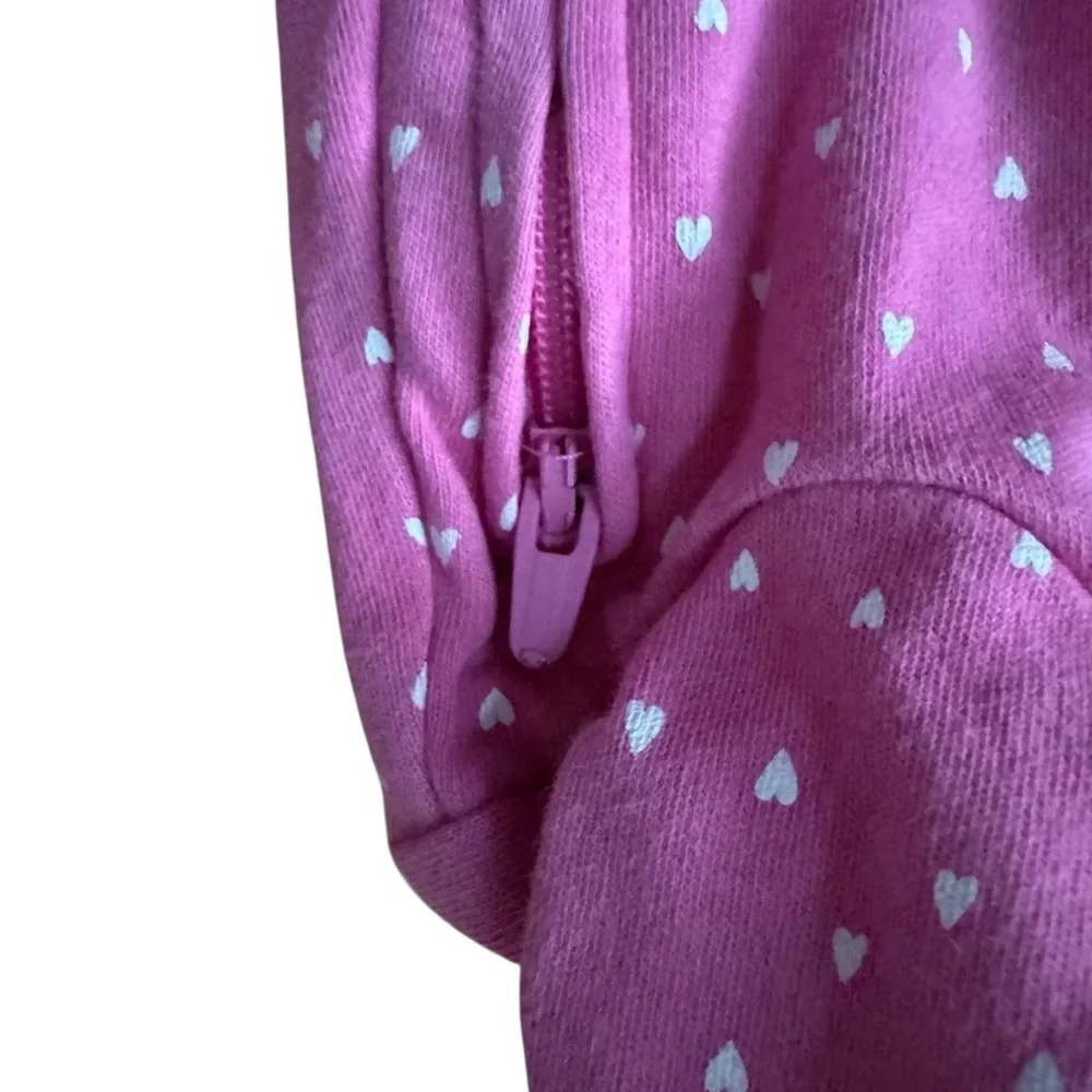 Bundle Baby Girl 0-3M 4PC Set Footed Pajama Zippy Sleep Sack Pink
